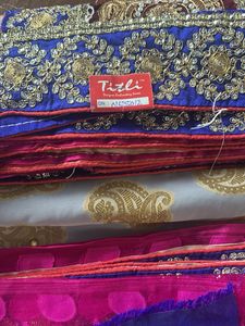 Elegant Embroidered Saree