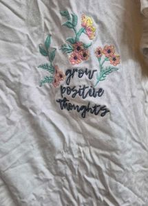 Floral Embroidered T-Shirt