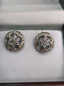 Sparkling 925 Silver Sterling Earrings