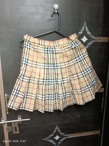 Classic Plaid Pleated Mini Skirt