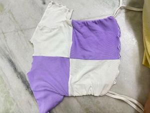 Patchwork Crop Top