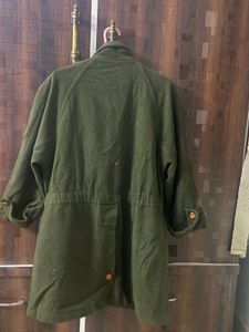 Vintage Style Olive Green Coat