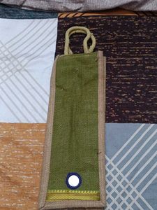 Jute Waterbottle Bag 💚