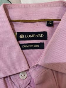 Lombard Pink Cotton Shirt