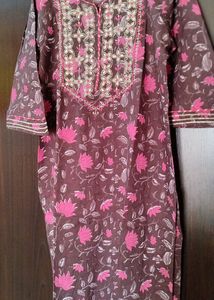 New UNUSED Kurta Palazzo Set With Gotta Patti Work
