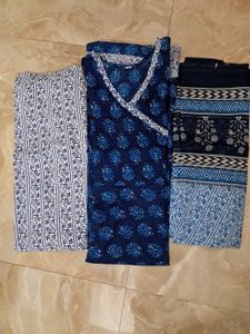 Elegant Women Kurta Set Of 3 COMBO ✨️