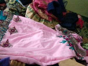 Pink Embroidered Anarkali Suit
