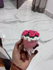 Crochet Rose Bouquet😍