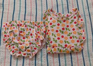 Floral Baby Outfit