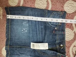 Denim Mini Skirt