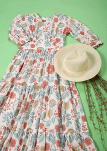 White Cotton Short Kurti