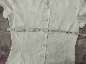 Off White Fitted Shirt