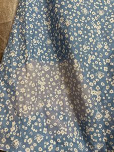 Floral Sun Dress with puffy sleaves