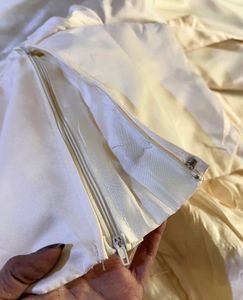 Elegant Strapless pearl gown🧚🏻‍♀️🦄🎀❤️