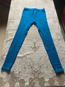 Blue ( Firozi ) colour Woollen Legging (free size)