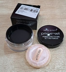 Swiss Beauty Primer N Set Setting Powder
