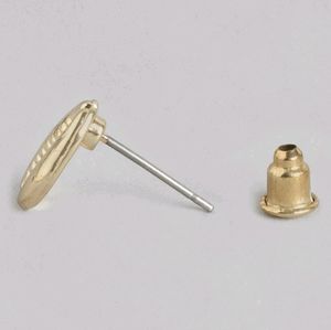 Set Of 25 Gold-toned &amp; White Contemporary Earrings