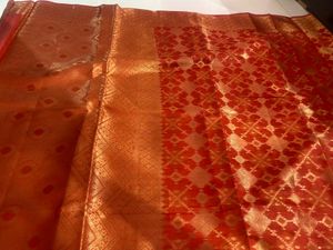 New Red Heavy Saree