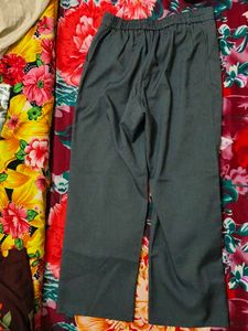 Grey Cropped Pants