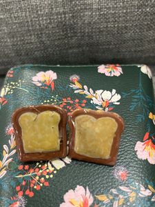 Handmade Clay Plus Resin Toast Earrings
