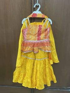 Bandhani Sharara Dress