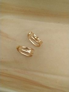 Rose Gold Triple Hoop Earrings