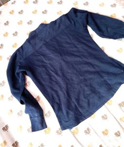 Navy Blue Long Sleeve Shirt
