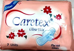 Caretex Ultra Thin Sanitary Pads - 7 Count