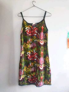 Floral Print Slip Dress