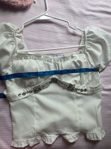 White Classy Top
