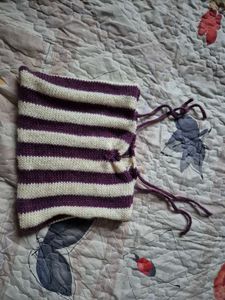 Striped Knitted Crop Top