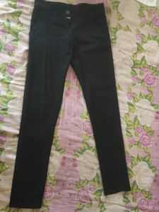 Unisex Black Formal Pant