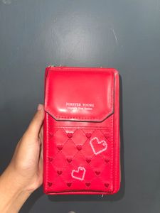 Chic Red Removable Sling Purse – Bold Beauty with