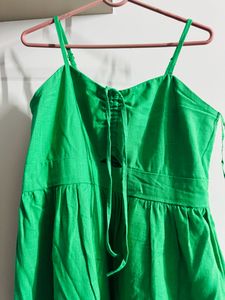 Zudio Green Midi Dress