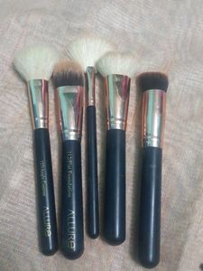 Allure Professional Makeup Brush Set(Rose Gold)