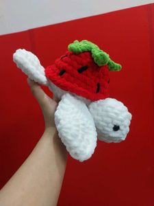 🌷Crocheted Strawberry Turtle🐢🌷