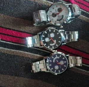 Men Watches New Pack Of 3