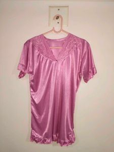 Vintage Pink Satin Nightwear 🎀🩷