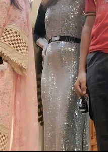 Sparkling Silver Gown