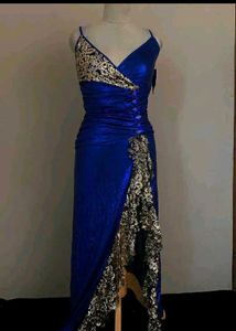 Elegant Blue Evening Gown