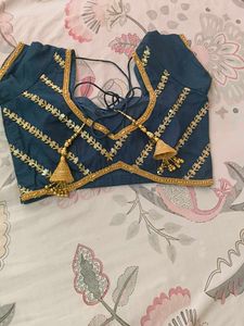 Floral Print Lhenga Choli Set
