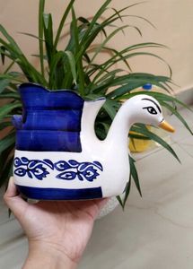 New Ceramic Duck Pot For Plants And Decoration