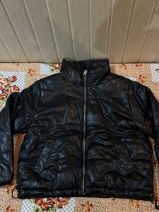 H&amp;M Divided Leather Jacket With Size S