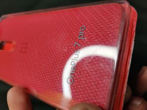 OnePlus 7 Pro Carbon Fibre Case (Red)
