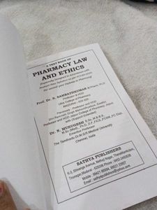 Pharmacy Law and Ethics Book