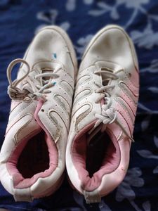 Pink & White Sneakers