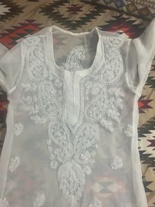 White Kurti