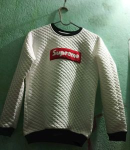 Supreme Quilted Crewneck Sweatshirt