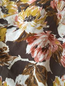 Floral A line Midi Skirt