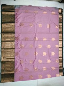 Elegant Pink &amp; Green Saree